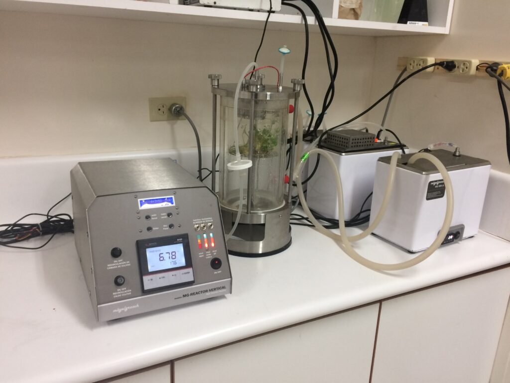 Biorreactor desarrollado por Mauricio Guillén